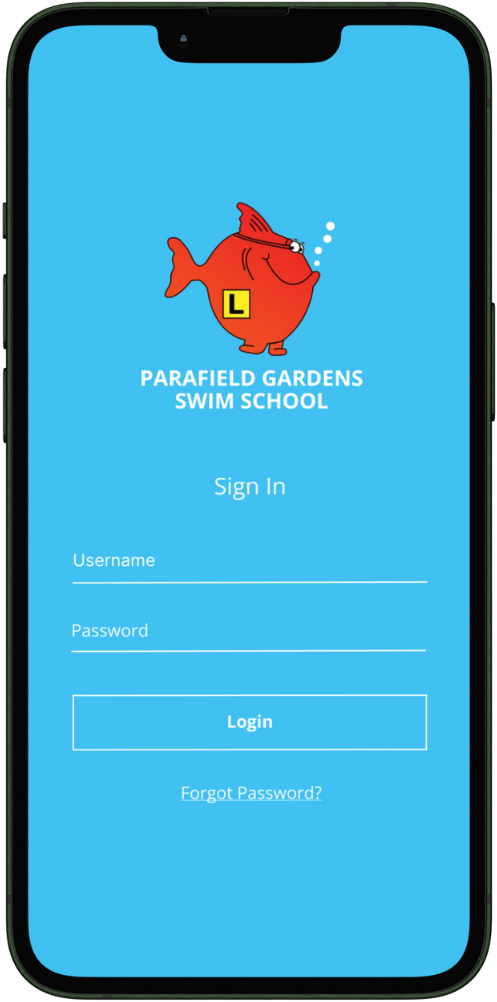 Parafield Gardens Swim School App Design - First Class Software